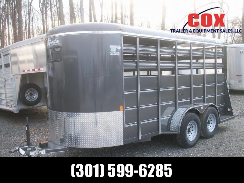 2016 Delta Manufacturing EXTRA HEIGHT 16 STOCK TRAILER Livestock Trailer 2016 Delta Manufacturing EXTRA HEIGHT 16 STOCK TRAILER Livestock Trailer