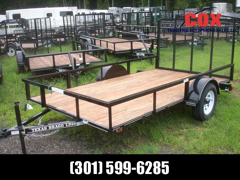2019 Texas Bragg Trailers LD29 12 UTILITY Utility Trailer 2019 Texas Bragg Trailers LD29 12 UTILITY Utility Trailer