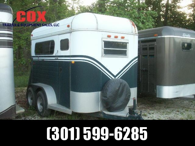 2001 Shoops Trailer Mfg Inc. 2-H TB EXTRAWIDE AND HEIGTH Horse Trailer 2001 Shoops Trailer Mfg Inc. 2-H TB EXTRAWIDE AND HEIGTH Horse Trailer