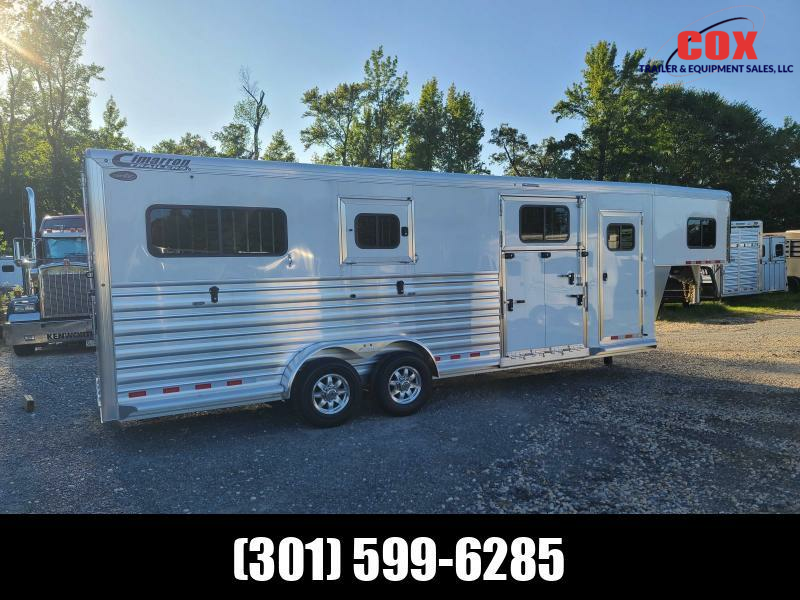 2024 Cimarron Trailers 2+1 Gn with Dressing/Tack Room Horse Trailer 1725400753