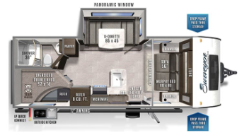 2021 Forest River Inc. Surveyor Legend 320 BHLE Travel Trailer 2021 Forest River Inc. Surveyor Legend 320 BHLE Travel Trailer