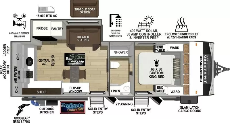 new Travel Trailers Forest River  for sale, in Newfield, NJ Thumbnail 15