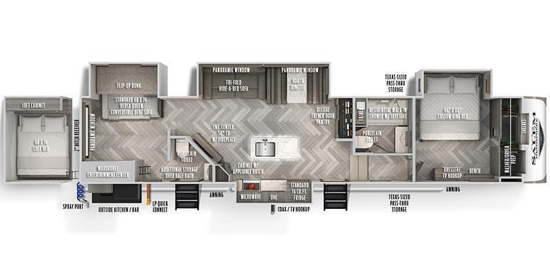 2022 Forest River Salem Hemisphere 353BED 2022 Forest River Salem Hemisphere 353BED