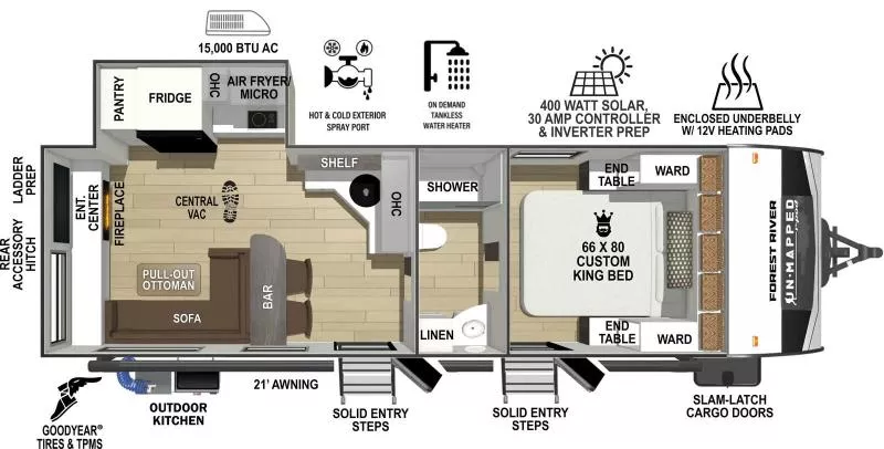new Travel Trailers Forest River  for sale, in Newfield, NJ Thumbnail 25