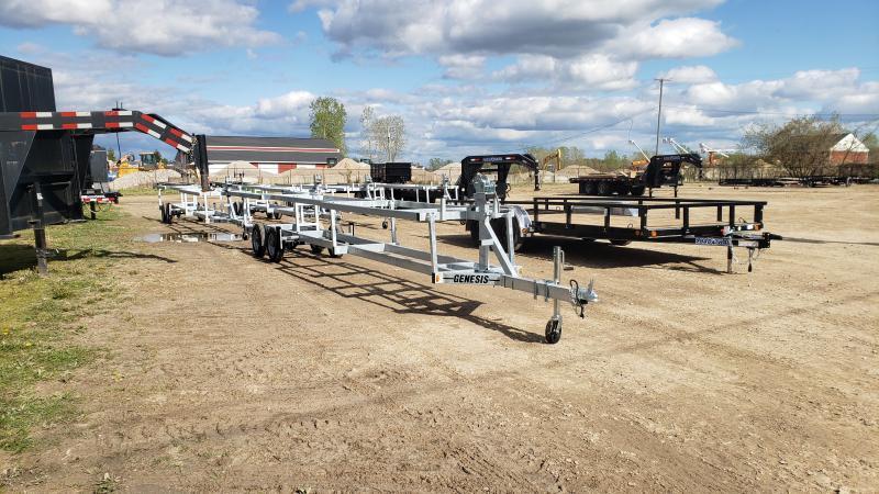 New 24' Tandeam Axle Crank up Pontoon Boat Trailer New 24' Tandeam Axle Crank up Pontoon Boat Trailer