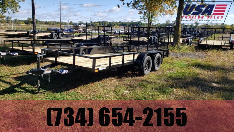 NEW 76X16 LANDSCAPE TRAILER W TWO AXLE BRAKE NEW 76X16 LANDSCAPE TRAILER W TWO AXLE BRAKE