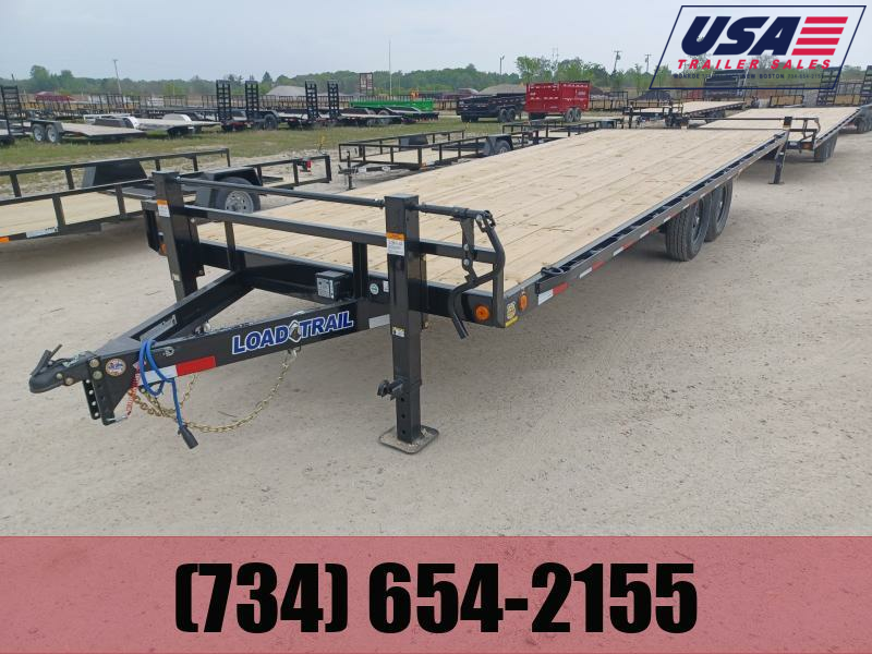 2024 Load Trail 102x24' Flat Deck, Deck Over Trailer USA Trailers