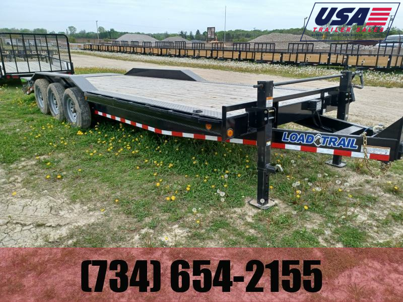 83x22' Load Trail Tri Axle Equipment Trailer Dump, Equipment