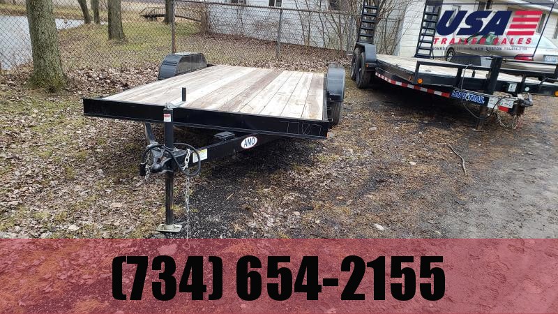 2020 AMO Used 18' Carhauler W/ Both Axle Brakes Car / Racing Trailer 2020 AMO Used 18' Carhauler W/ Both Axle Brakes Car / Racing Trailer