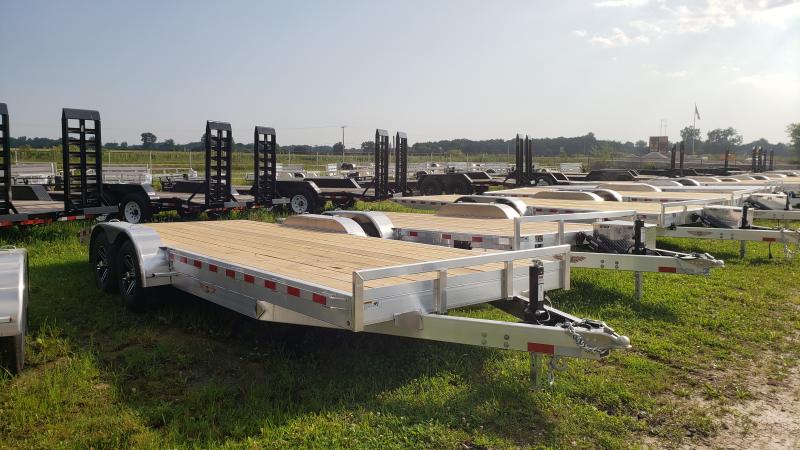 New 82x20 H&H Aluminum Car Hauler Trailer 10K New 82x20 H&H Aluminum Car Hauler Trailer 10K