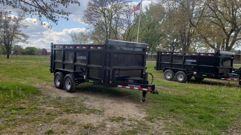 New Load Trail 83x14 14K Dump Trailer W/4' Walls New Load Trail 83x14 14K Dump Trailer W/4' Walls