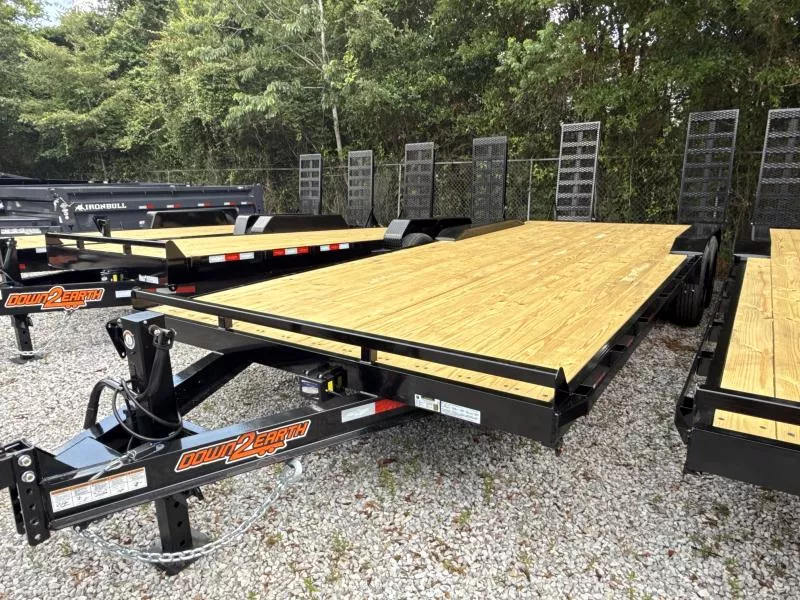 2025 Down 2 Earth Trailers 102X24 Equipment Trailer MLIIue3vcsoe