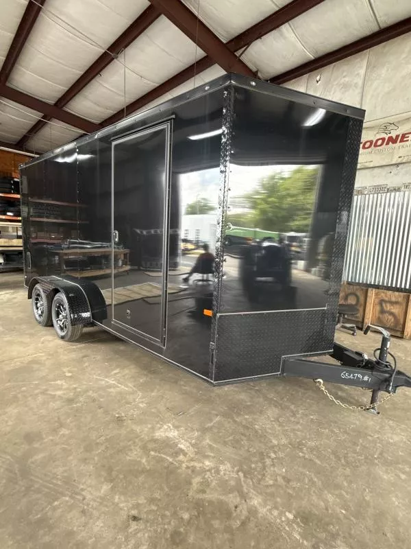 2025 Rock Solid Cargo 7X16 TA Cargo / Enclosed Trailer viv2bg4l94zg