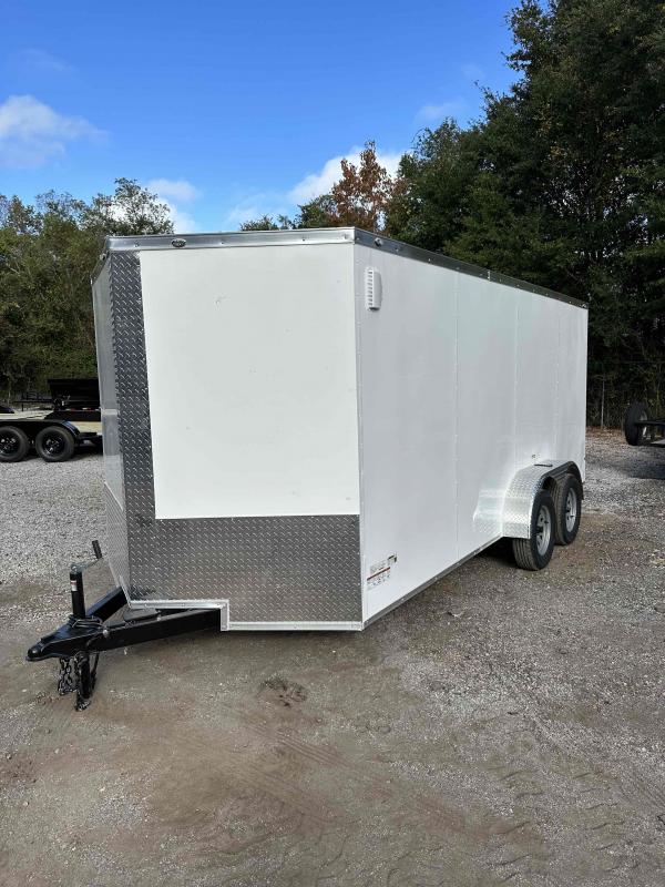 2024 J&C Cargo 7X16 TA Cargo / Enclosed Trailer Coastal Trailer is a
