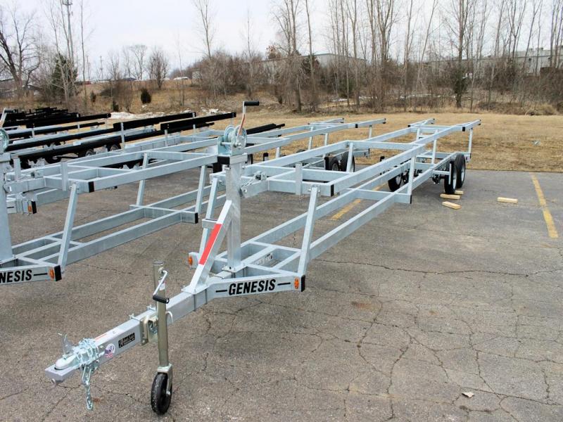 2022 Genesis Pontoon Trailers Crank Up 26 Watercraft Trailer