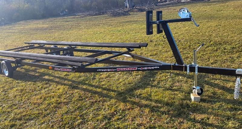 2021 Wolverine 26' All American Painted Bunk Pontoon Trailer 2021 Wolverine 26' All American Painted Bunk Pontoon Trailer