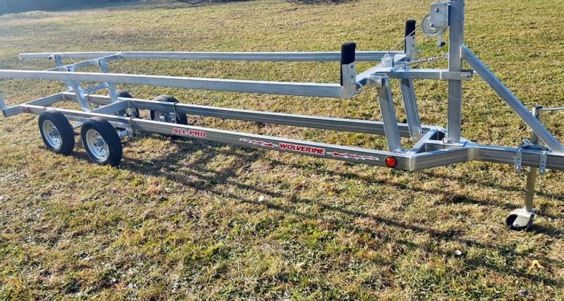 2021 Wolverine 20' Pontoon Trailer All Pro Galvanized Tandem Crank Up 2021 Wolverine 20' Pontoon Trailer All Pro Galvanized Tandem Crank Up
