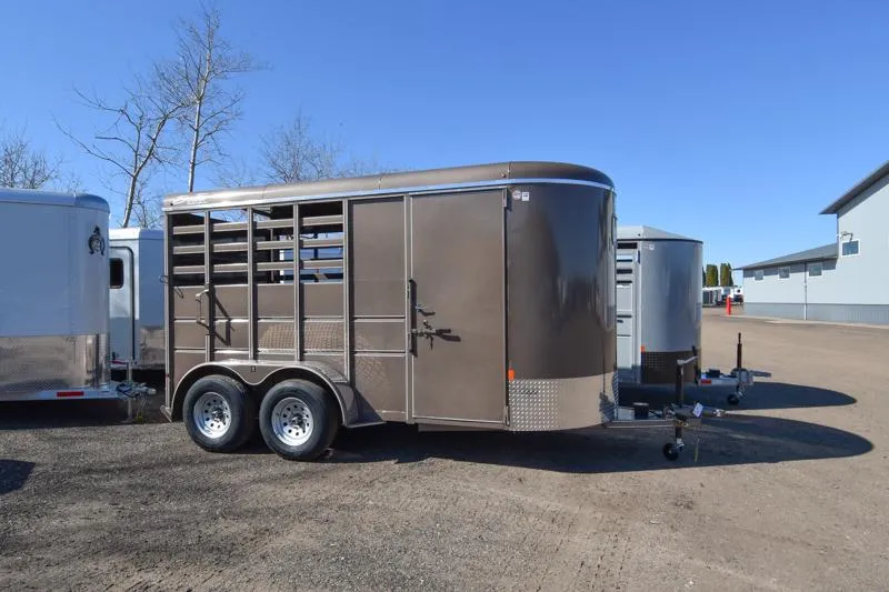 2026 Delta Manufacturing 500 ES 2 HORSE SLANT COMBO Horse Trailer