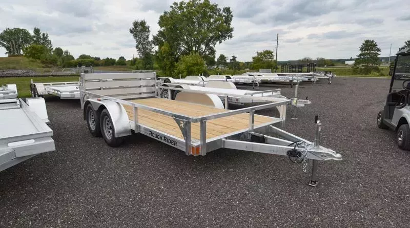2026 Rough Rider RR8214TA2 ALUMINUM Utility Trailer