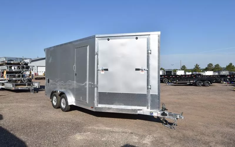 2026 Lightning Trailers LTFES 7.5X19 (14+5) TA2 DRIVE IN/OUT  Snowmobile Trailer