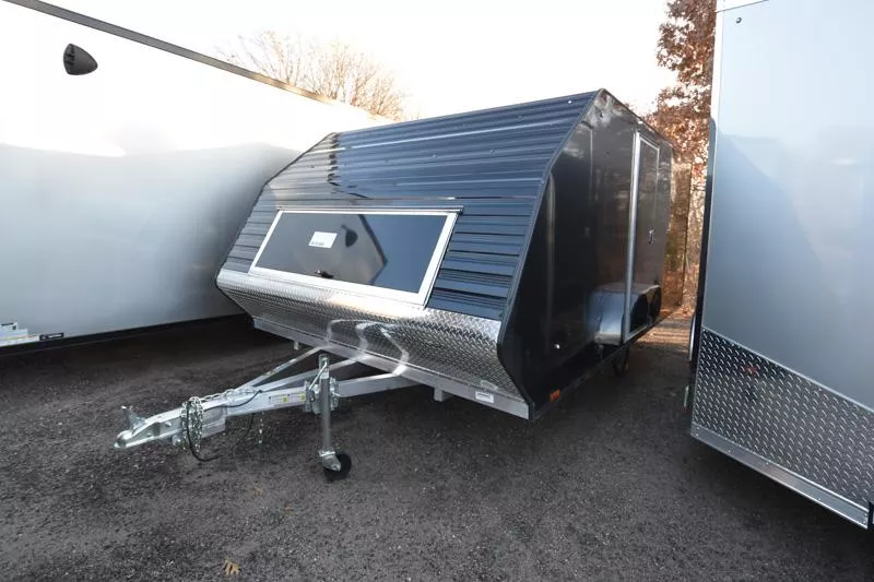 2026 Lightning Trailers AVALANCHE 8.5X13' ENCLOSED W/TRACK MAT & SKI GUIDE PACKAGE Snowmobile Trailer