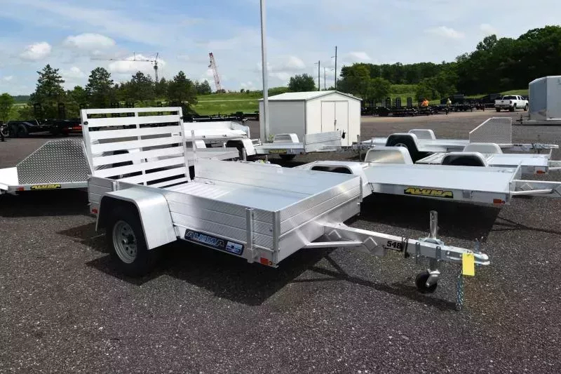 2026 Aluma 548 ESA W/12" SOLID SIDES  Utility Trailer