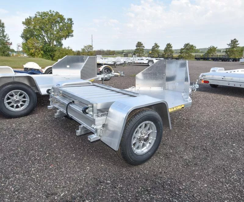 2026 Aluma MC1F ALUMINUM FOLDING TRAILER**MINIMUM ADVERTISED PRICE Motorcycle Trailer