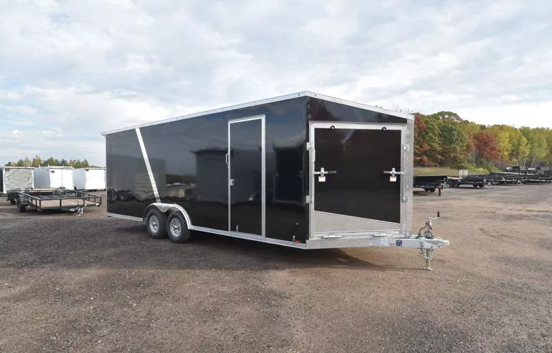 2026 Lightning Trailers LTFCH 8.5X26 TA3 DRIVE IN/OUT Snowmobile Trailer