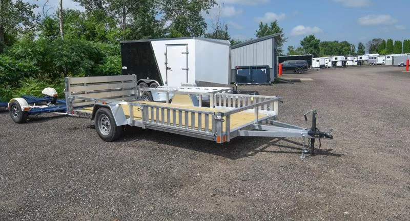 2026 Rough Rider RR 82X14 SA W/HD PACKAGE, BI-FOLD RAMP & SIDE RAIL RAMPS ATV Trailer
