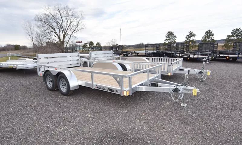 2026 Rough Rider RR8214TA2 ALUMINUM Utility Trailer