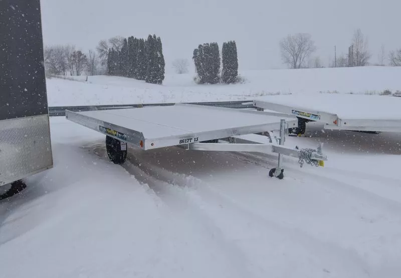 2026 Aluma 8612 w/ UPGRADED 13" TIRES **MAP PRICE LISTED Snowmobile Trailer