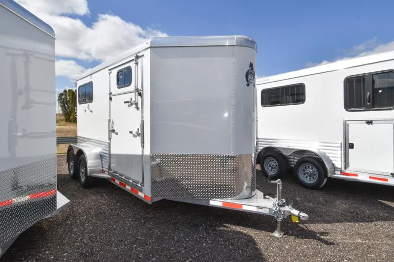 2026 Adam JULITE WARMBLOOD 2 HORSE STRAIGHT LOAD ALUMINUM HORSE TRAILER Horse Trailer