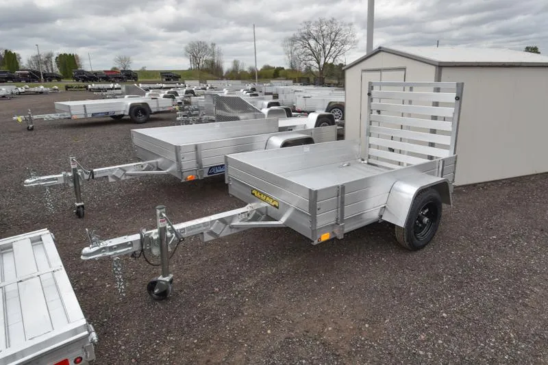 2027 Aluma 486 W/24" SOLID SIDES ALUMINUM  Utility Trailer