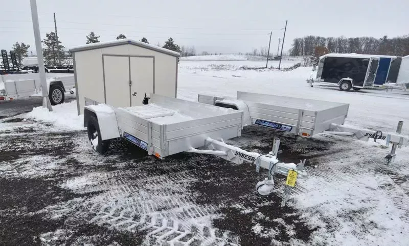 2026 Aluma 548 ESA W/12" SOLID SIDES  Utility Trailer