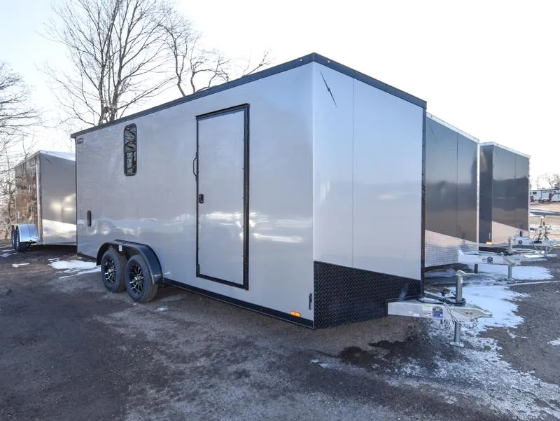 2026 Lightning Trailers LTF 7.5X18 RTA2 W/WINDOWS & BLACKOUT ALUMINUM  Cargo / Enclosed Trailer