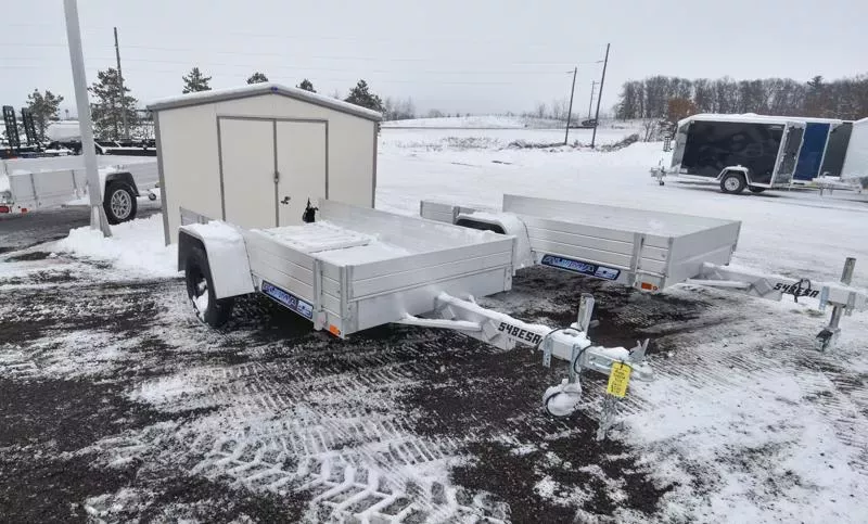 2026 Aluma 548 ESA W/12" SOLID SIDES  Utility Trailer