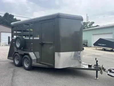2026 Valley Trailers 2800 Stock Slant BP 7' Stock Combo Trailer
