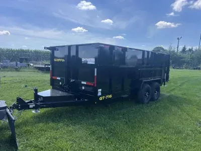 2026 Griffin Trailers GT-716T TA5 (7'X16' 14K) High Side Dump Trailer