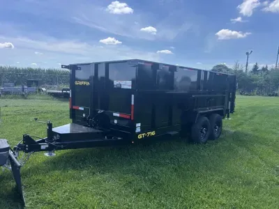 2027 Griffin Trailers GT-716T TA5 (7'X16' 14K) High Side Dump Trailer