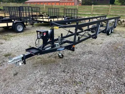 2026 Hoosier Trailers BX222TT-12 Hydraulic Narrow Centerlift Pontoon Trailer