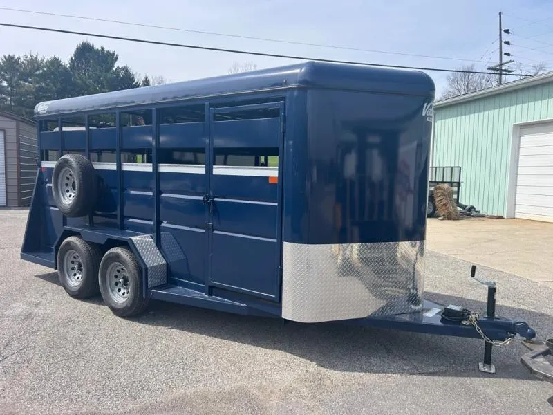 2027 Valley Trailers 26016 16' Stock BP 6'6" Stock / Stock Combo Trailer