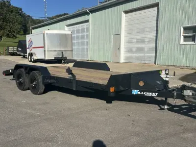 2027 Hillcrest Trailers 7162SC2B (7'X16'+2' 7K) Car Trailer