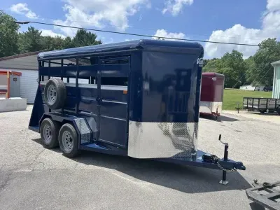 2027 Valley Trailers 26014 14' Stock BP 6'6" Stock / Stock Combo Trailer