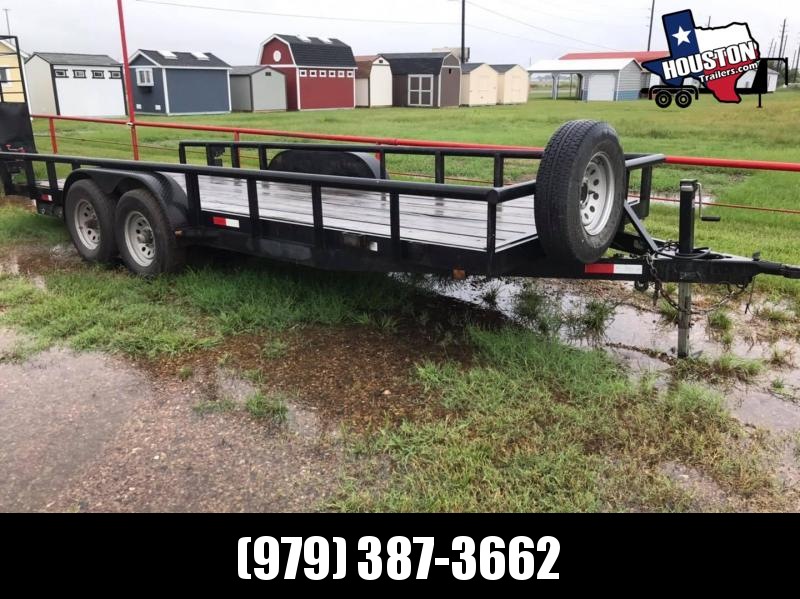 RENTAL: 2015 C&M 20' Flatbed 14k Utility Trailer RENTAL: 2015 C&M 20' Flatbed 14k Utility Trailer
