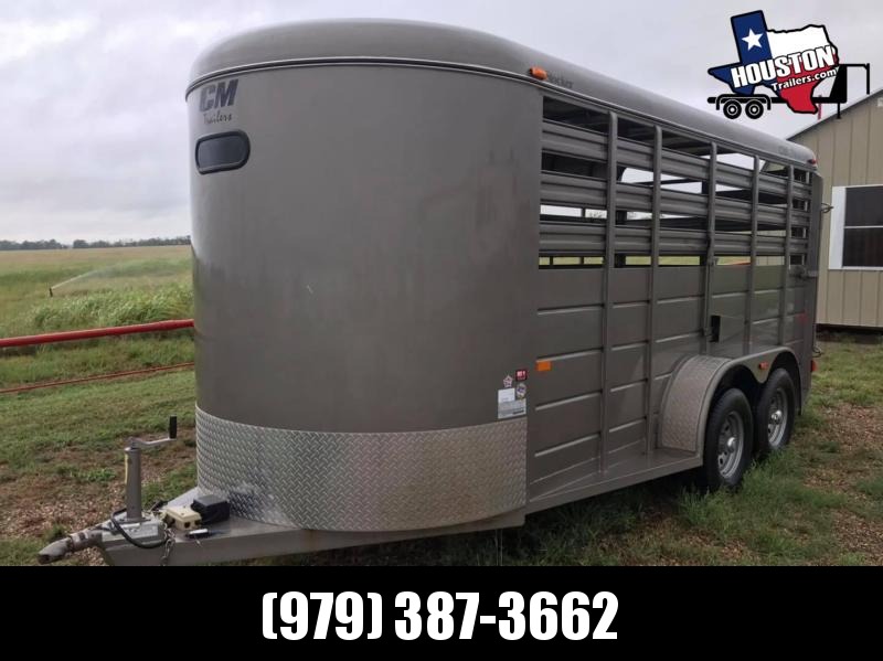 RENTAL: 2016 CM 16' Stocker 7k Livestock Trailer RENTAL: 2016 CM 16' Stocker 7k Livestock Trailer