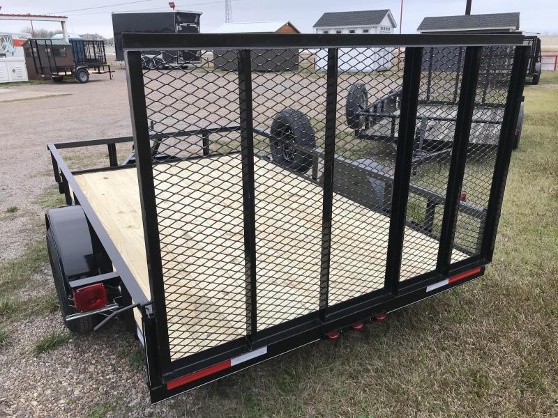 RENTAL 2021 J&C Trailers 10' x 77" Utility SA Utility Trailer