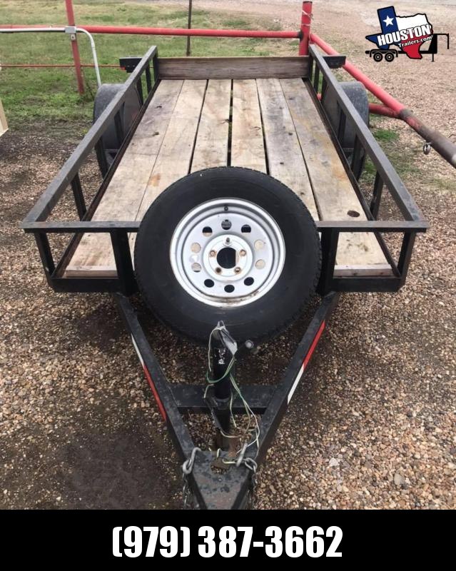 2009 Homemade 12' x 5' SA Utility Trailer 2009 Homemade 12' x 5' SA Utility Trailer