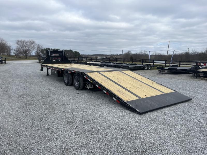 2024 Load Trail 102"x32' Hydraulic Dovetail & Jacks Gooseneck Equipment