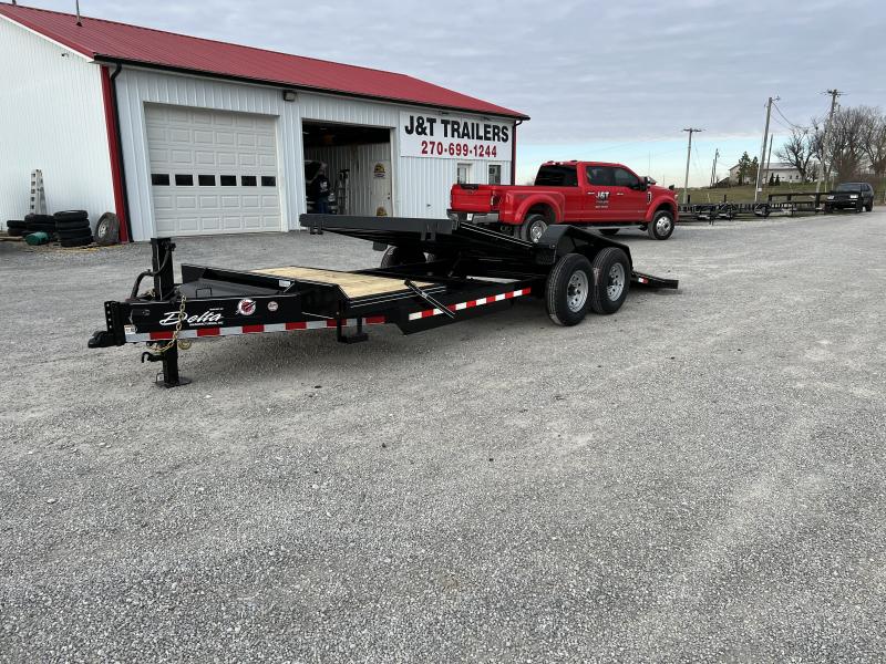 2024 Delta Manufacturing 83"x20' Tilt Equipment Trailer Rd1qsKlb7iri