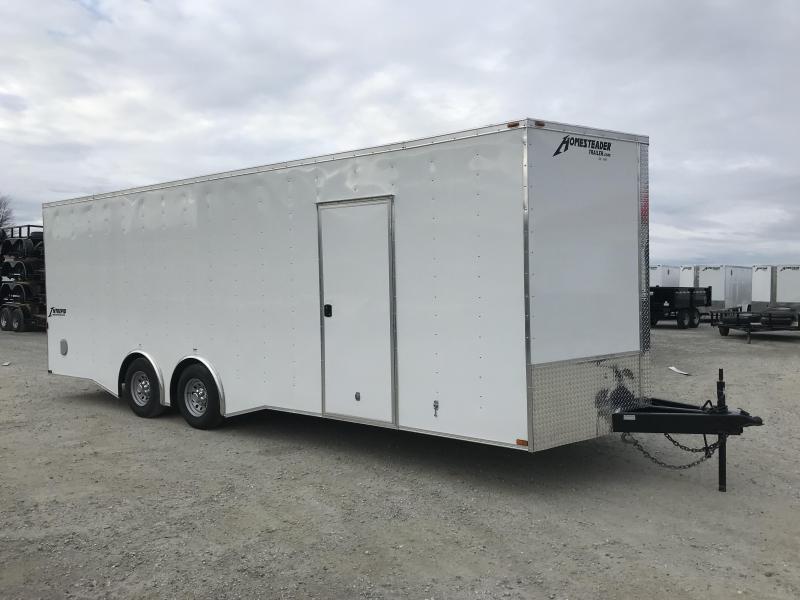 2022 Homesteader Inc. 8.5x24FT Intrepid V-nose Spread Axle 2022 Homesteader Inc. 8.5x24FT Intrepid V-nose Spread Axle